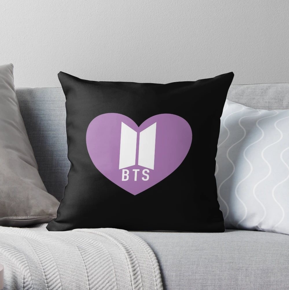 BTS KPOP 0T7 DESIGN Throw Pillow for Sale by Purplee7