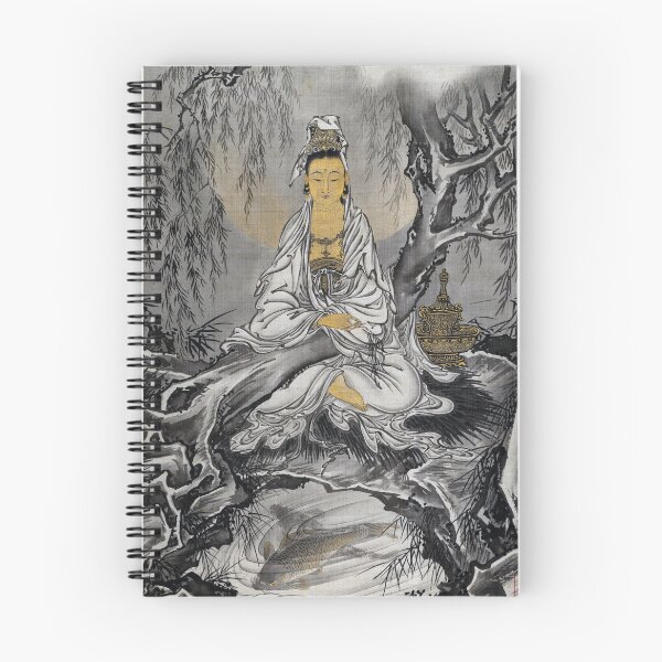 Item preview, White-Robed Kannon (Guanyin, or Guan Yin), Compassion Bodhisattva (Restored Japanese Artwork) designed and sold by PromoteProgress.