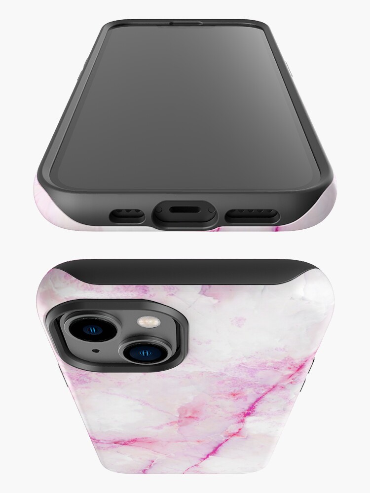 Disover White and Pink Marble Pattern | iPhone Case
