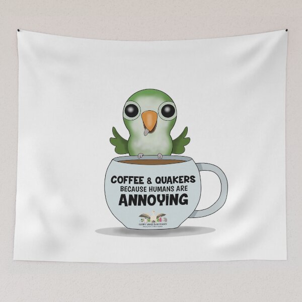 Item preview, Coffee & Quakers! designed and sold by HappyWings.