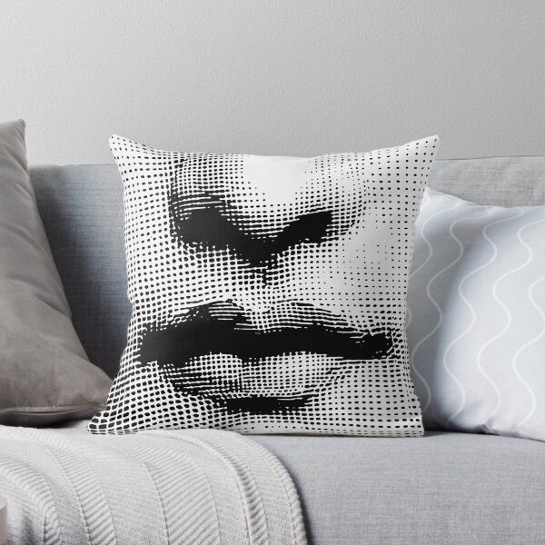 Lina Cavalieri - nose and mouth Throw Pillow
