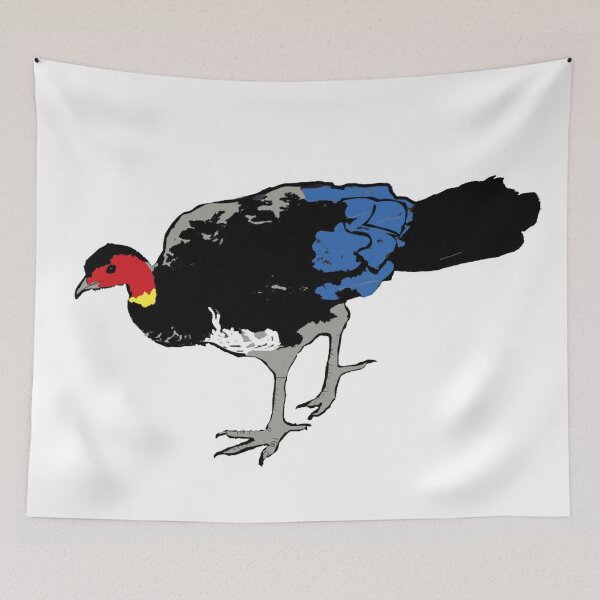 Item preview, Brush Turkey (Alectura lathami) on white designed and sold by ChrissyWild.