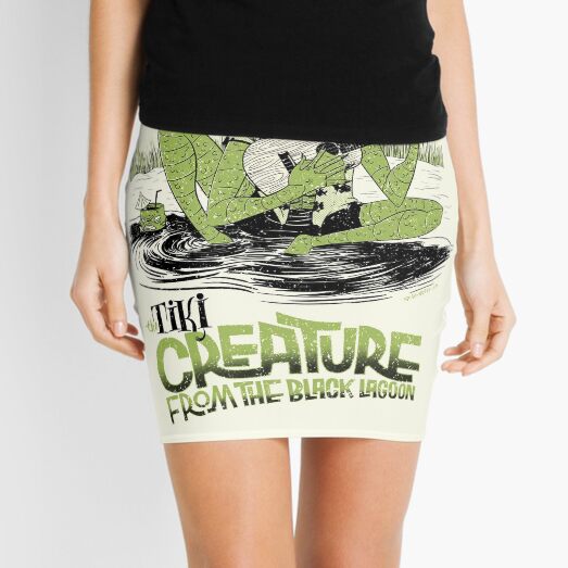 the tiki creature from the black lagoon Mini Skirt