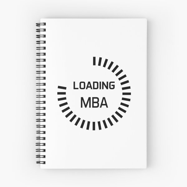 Item preview, MBA in progress - progress bar - black and white version - loading MBA designed and sold by Magda Hanak.