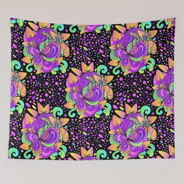 Item preview, Abstract hallucinogen mushrooms designed and sold by Argunika.