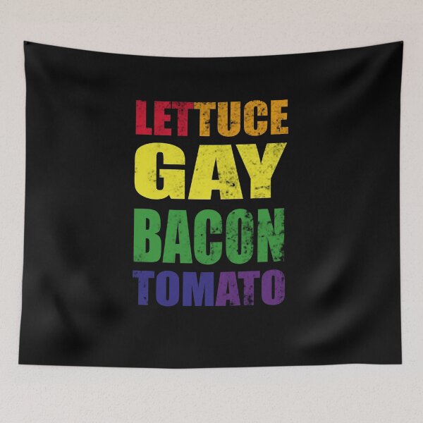 Item preview, LGBT lettuce gay bacon tomato designed and sold by Epictshirt.