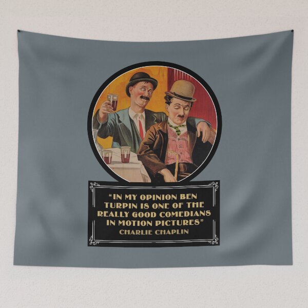 Item preview, Ben Turpin Quotes: “In My Opinion Ben Turpin Is One Of The Really Good Comedians In Motion Pictures” (Charlie Chaplin) designed and sold by TIGERDAVER.