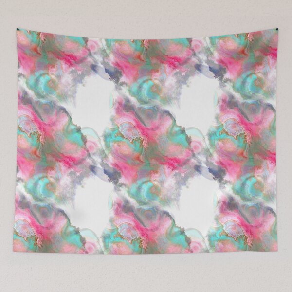Item preview, Turquoise scarlet haze designed and sold by Kolinnaprint.