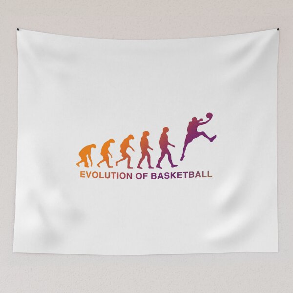 Item preview, EVOLUTION OF BASKETBALL GRADIENT I designed and sold by CharlieCreator.
