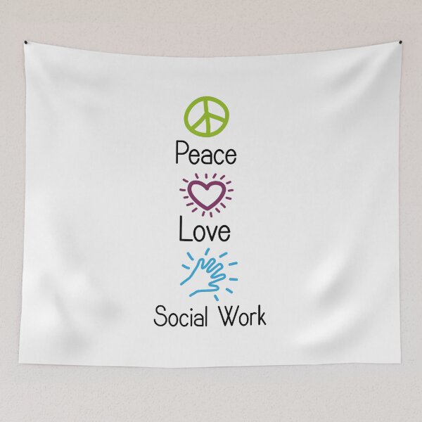 Item preview, Love Social Worker  designed and sold by Seas Wanda.