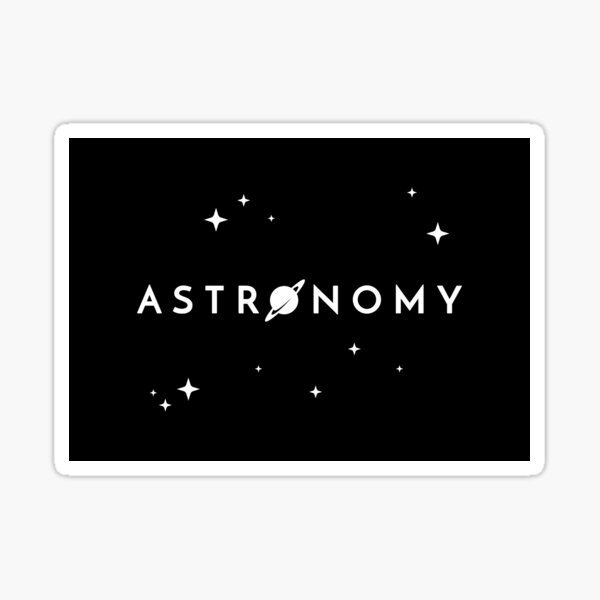 Astronomy Sticker