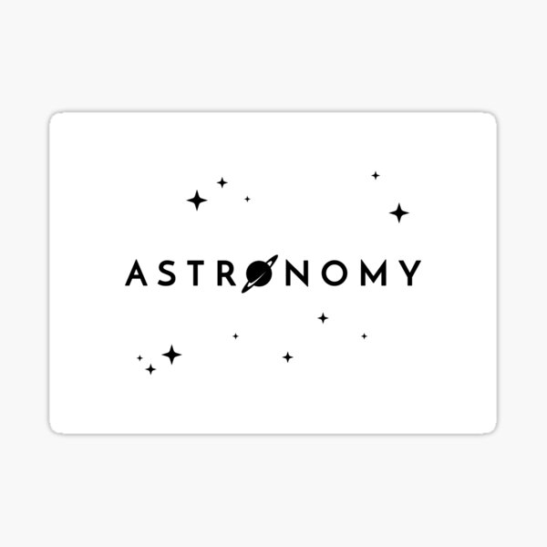 Astronomy (Inverted) Sticker