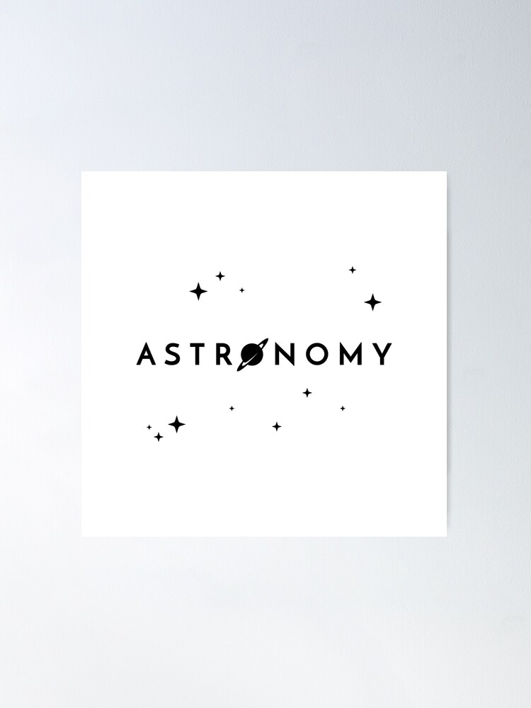 Thumbnail 2 of 3, Poster, Astronomy (Inverted) designed and sold by science-gifts.