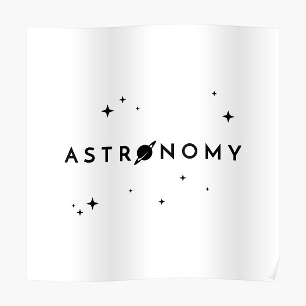 Astronomy (Inverted) Poster