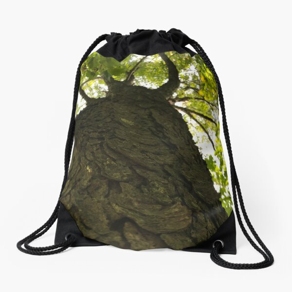 Up the tall tree. Drawstring Bag