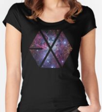 Exo-nebula Women's Fitted Scoop T-Shirt