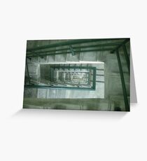 Fire stairs Greeting Card