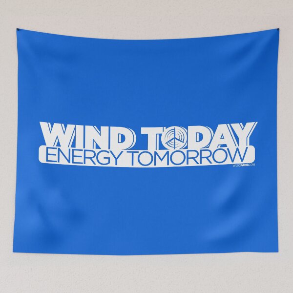 Item preview, WIND TODAY - ENERGY TOMORROW ART designed and sold by WOOFANG.