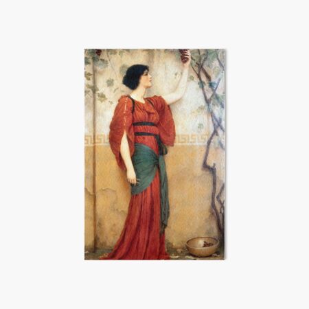 Autumn 1900 John William Godward Art Board Print