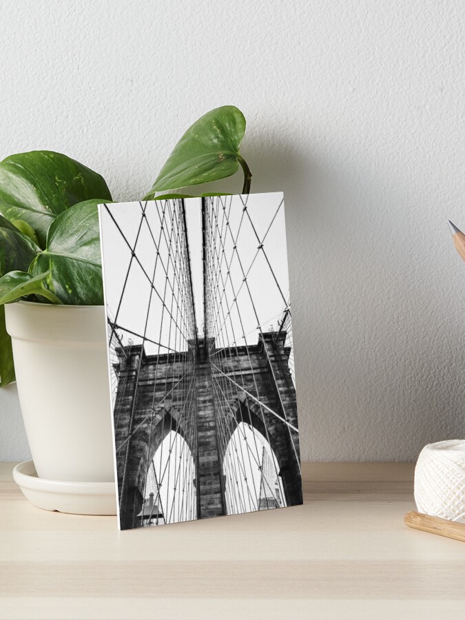 New York City Bridge Scandinavian Nordic Fashion Print