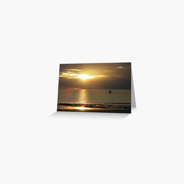 Sunset over Cable Beach Greeting Card