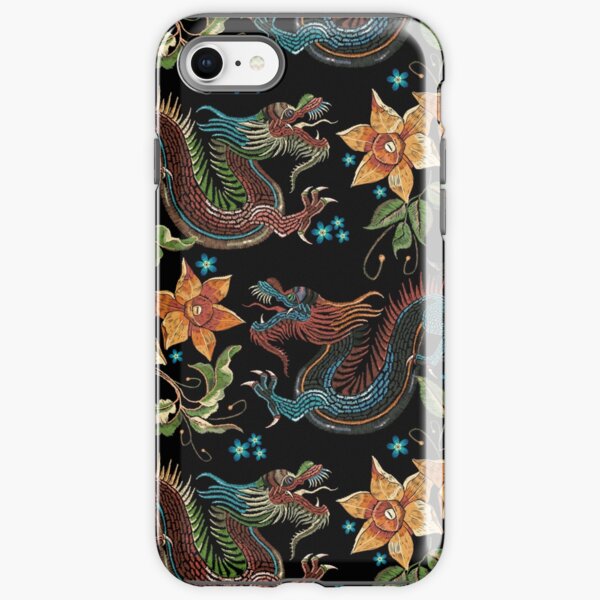 Dragons and narcissus iPhone Tough Case