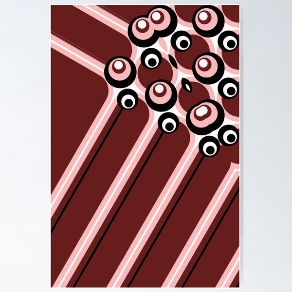 Item preview, Hyper modern abstract design red designed and sold by aapshop.