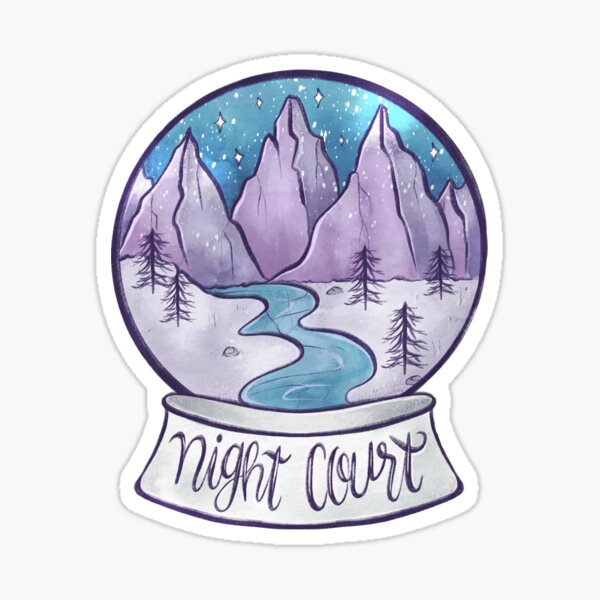Item preview, NIGHT COURT SNOW GLOBE designed and sold by Catarina Book Designs.