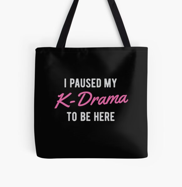Feed Me K-drama Tote Bag, Kdrama Fan Gift, Kawaii Tote Bag, Gift for Her,  Korean Fan, K-pop Fan, Addicted to K-drama, Korean Drama Lover Bag - Etsy
