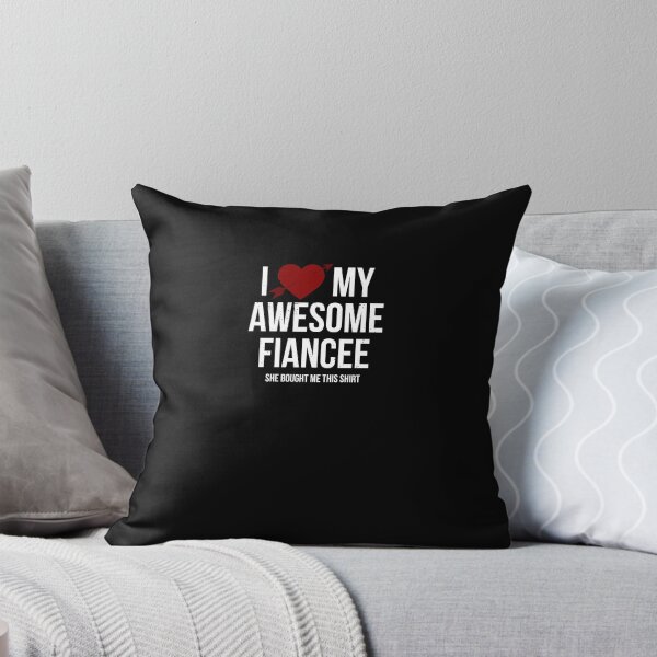 Item preview, Funny I Love My Awesome Fiancee Valentine Love Fiance Shirt designed and sold by LookTwice.