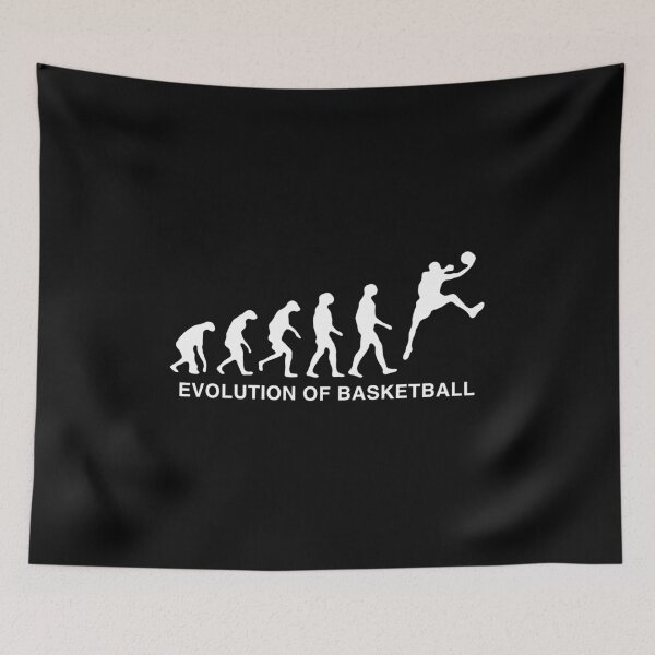 Item preview, EVOLUTION OF BASKETBALL WHITE designed and sold by CharlieCreator.
