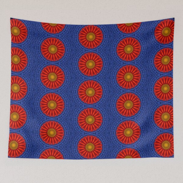Item preview, Ente auf Blau mit Rot Kaleidoscope designed and sold by pASob-dESIGN.