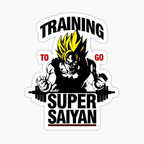 Goku Gym Stickers Redbubble - goku roblox decal