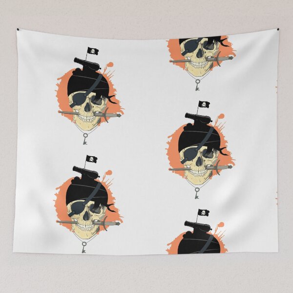 Item preview, Pirate flag pirate head designed and sold by OJOEF89.