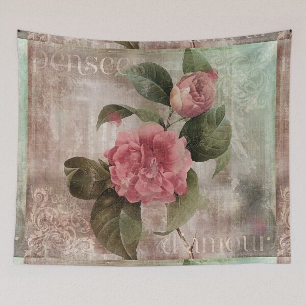 Item preview, Douces Pensées Roses designed and sold by Sasha Art Gallery.