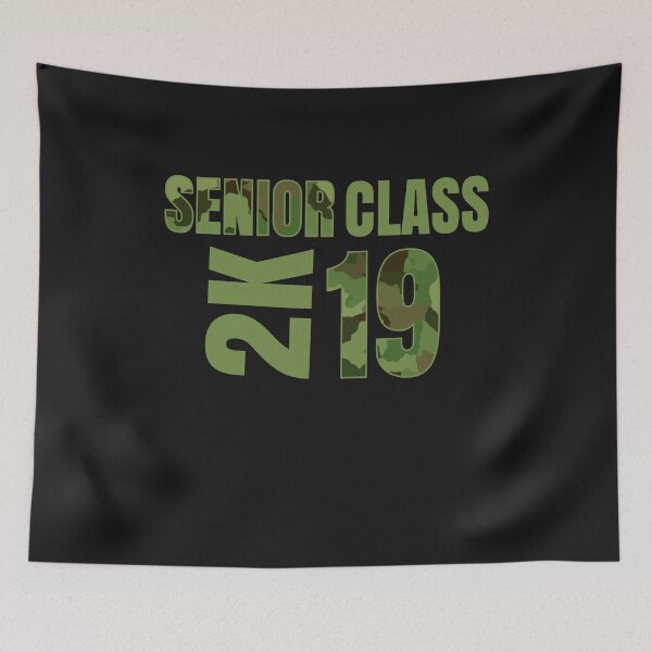 Item preview, Senior Class 2K Green Cammo Graduate 2019 designed and sold by Sapphire Star.