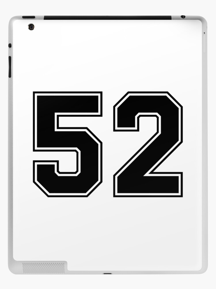 11 American Football Classic Vintage Sport Jersey Number in black number on  white background for american football, baseball or basketball iPad Case &  Skin fo…