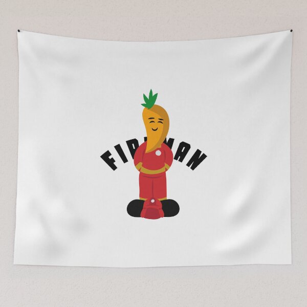 Item preview, Fireman carrot head designed and sold by mi-xo.