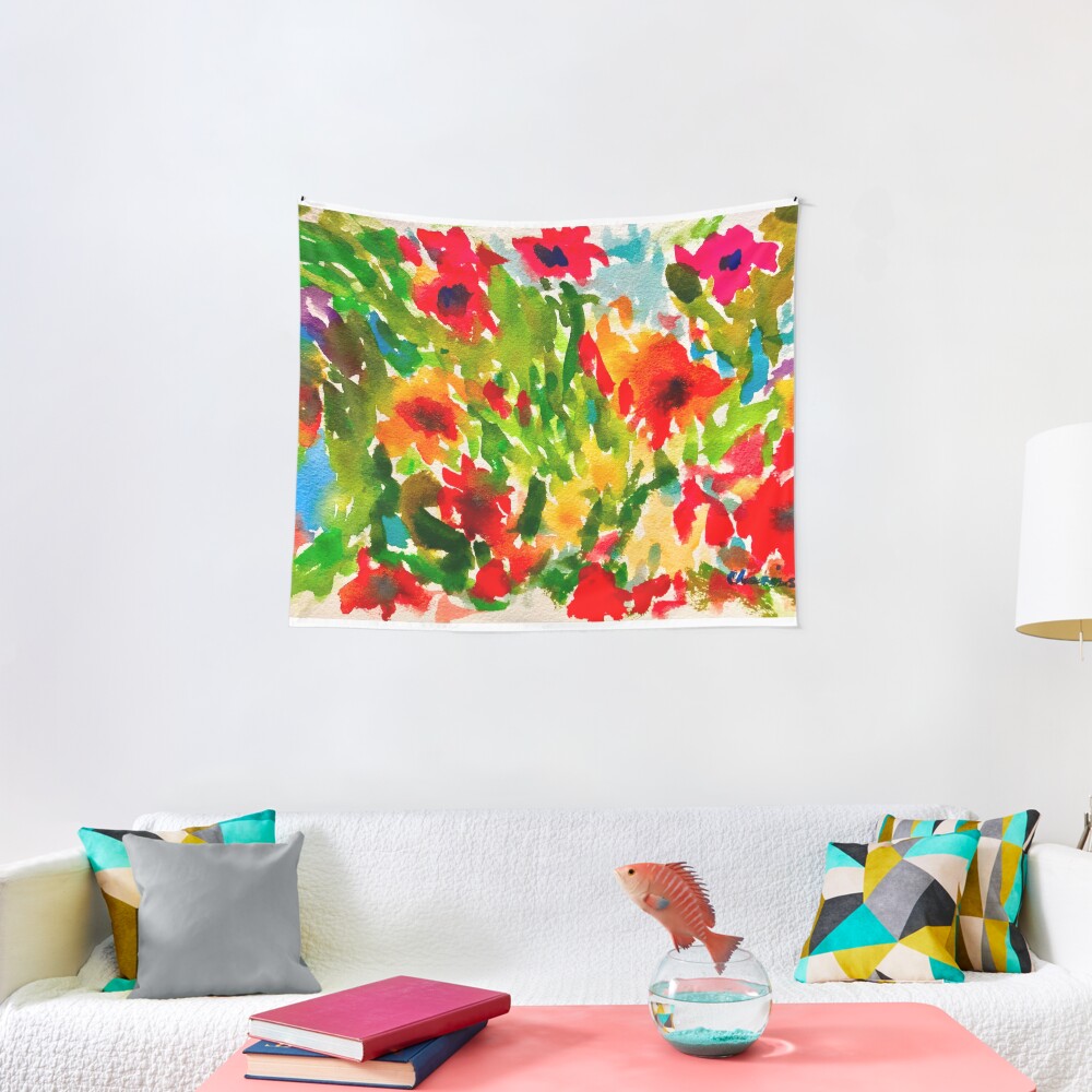 Flower Pop Tapestry