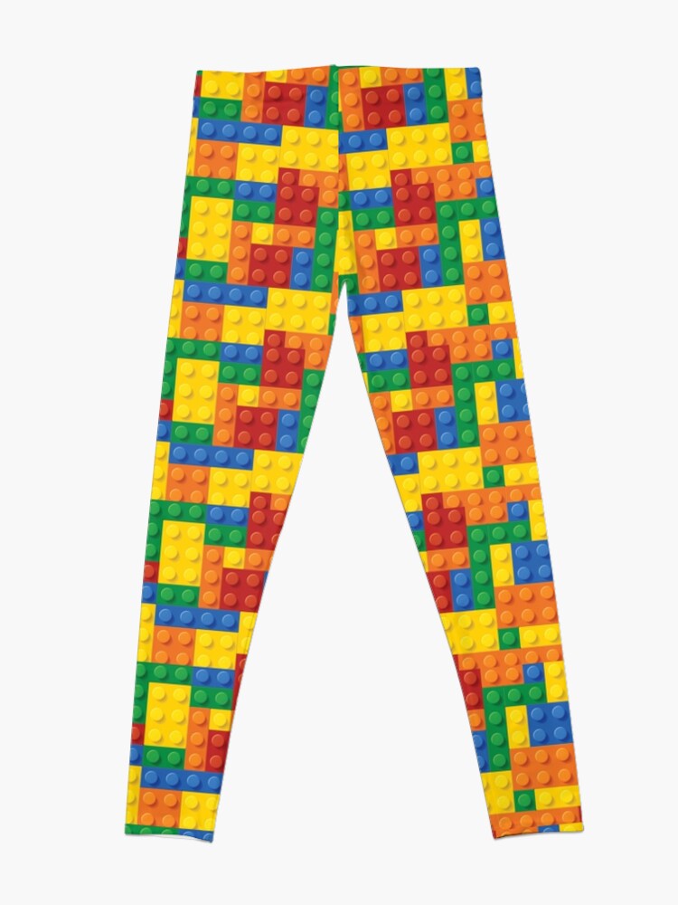 Alternate view of Color Building blocks Leggings