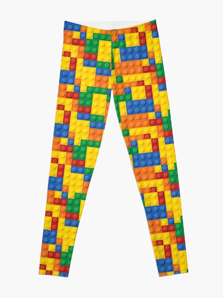 Alternate view of Color Building blocks Leggings