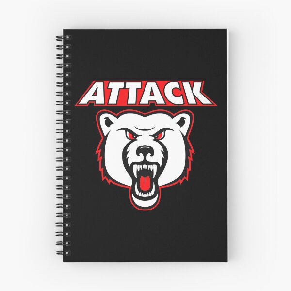 Item preview, The "Attack" Sports Team Logo - Mean Growling Bear Graphic designed and sold by mvkmako.
