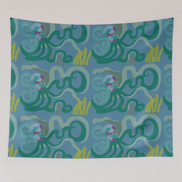 Item preview, Green Octopus designed and sold by Claireybean.
