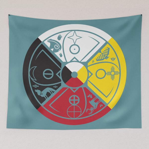 Item preview, sacred hoop medicine wheel designed and sold by somatosis.