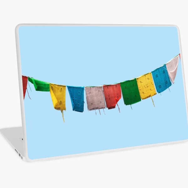 Tibetan Prayer Flags Laptop Skin
