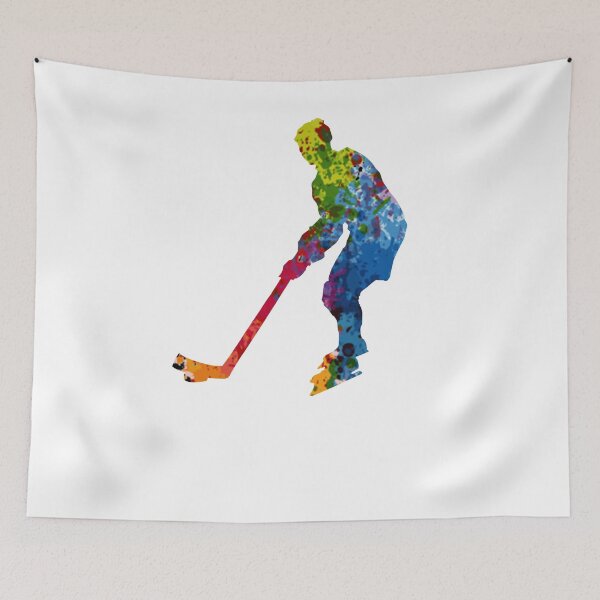 Item preview, Ice hockey colorful designed and sold by NixBob.