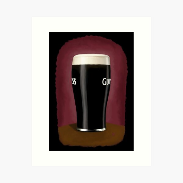 Pint of Guinness Art Print