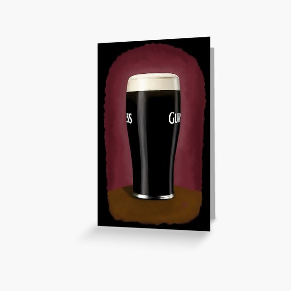 Pint of Guinness Greeting Card