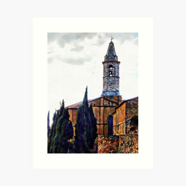 Chiesa S Giovanni Pienza Art Print