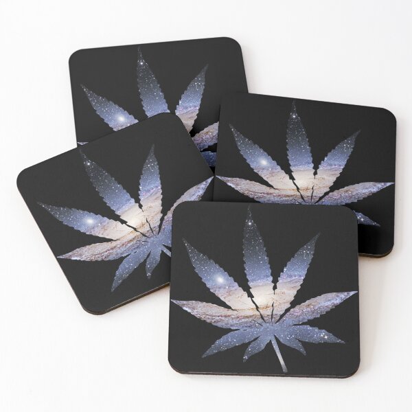 Item preview, Marijuana Leaf Space Galaxy designed and sold by EddieBalevo.